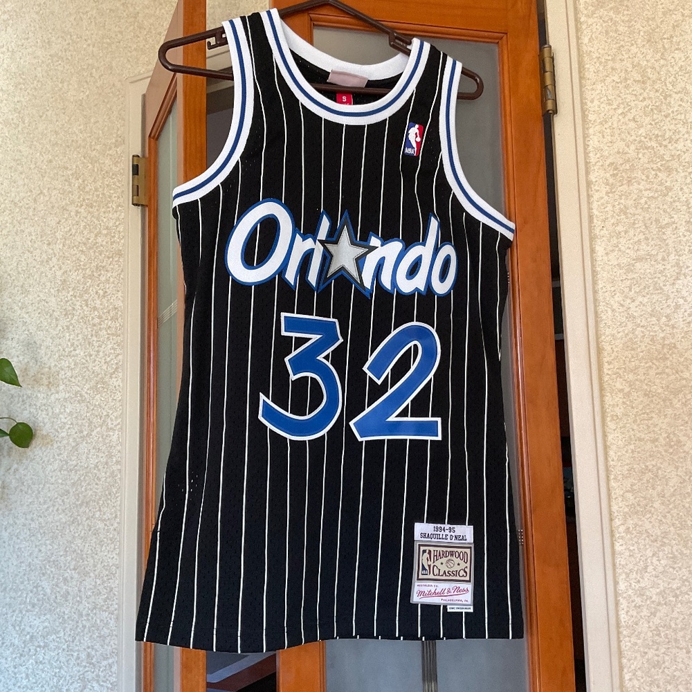Vintage Pinstripe Shaquille O’Neal Magic Jersey *BRAND NEW*